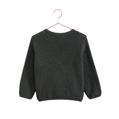 Arthur Boy Cardigan Sweater - Gray