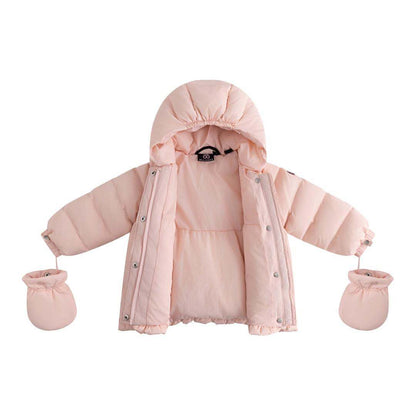 Baby Puffy Jacket — Baby Pink