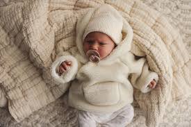 Sherpa Jacket + Beanie - Ivory