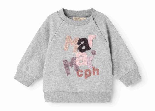 Theos Sweater - Cloud Grey Logo