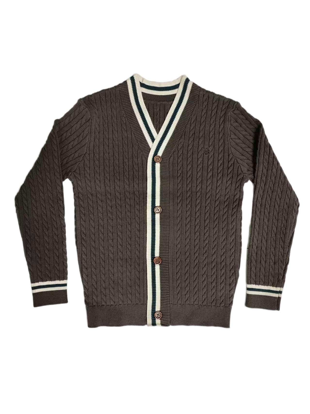 Oz Knit Cardigan - Brown