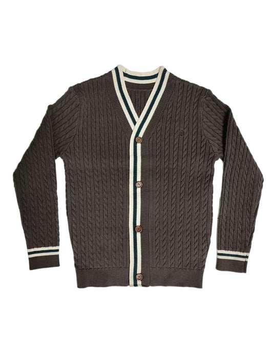 Oz Knit Cardigan - Brown