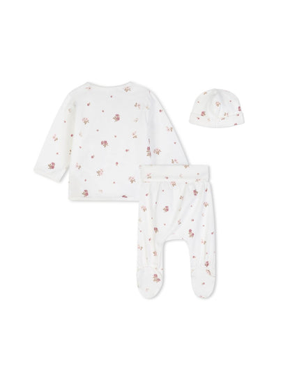 Cardigan And Pants With Hat C21370 - Off White