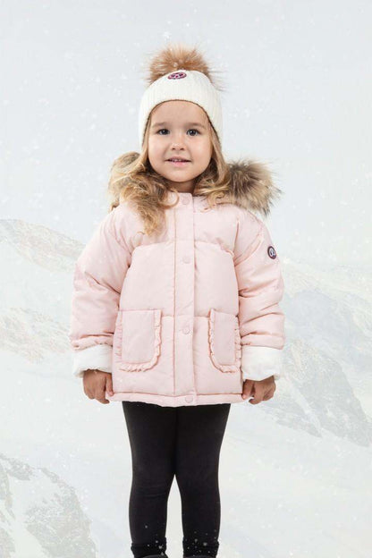 Baby Trim Jacket Ruffle — Baby Pink