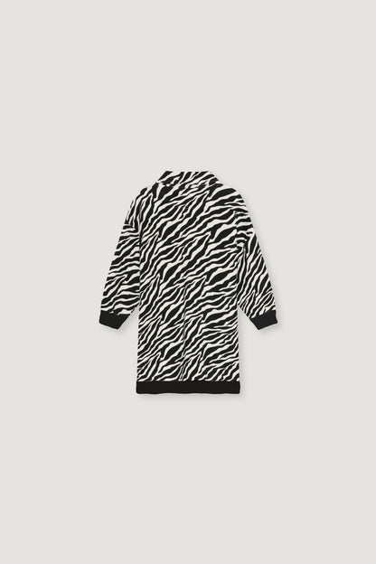 Logo Dress - Zebra Print