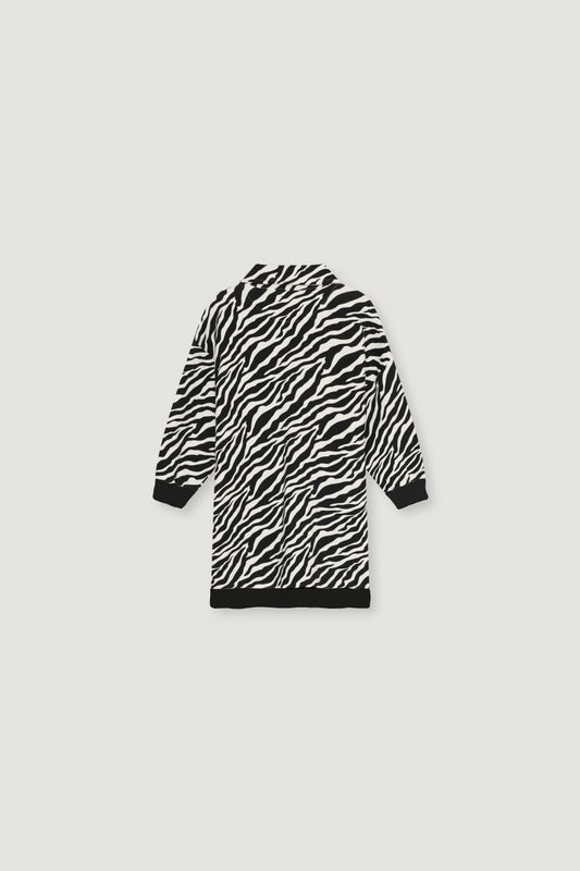 Logo Dress - Zebra Print