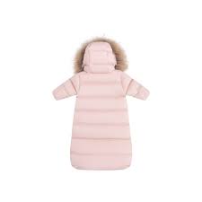 Baby Snowsuit Fur — Pink