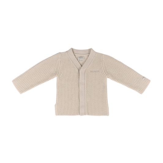 Fennie Merino Wool Cardigan - Soft Sand