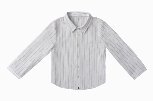 Leo Stripe Shirt - White