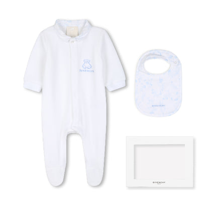 Pajamas With Collar H31535 - White