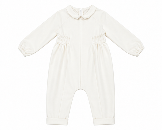 Taffeta Romper - Cream