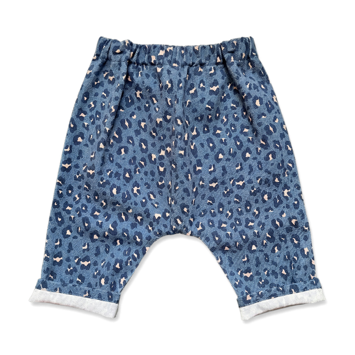 Jungle Light Denim Leopard Trousers