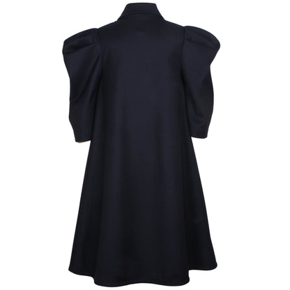 Wavy Dress - Navy