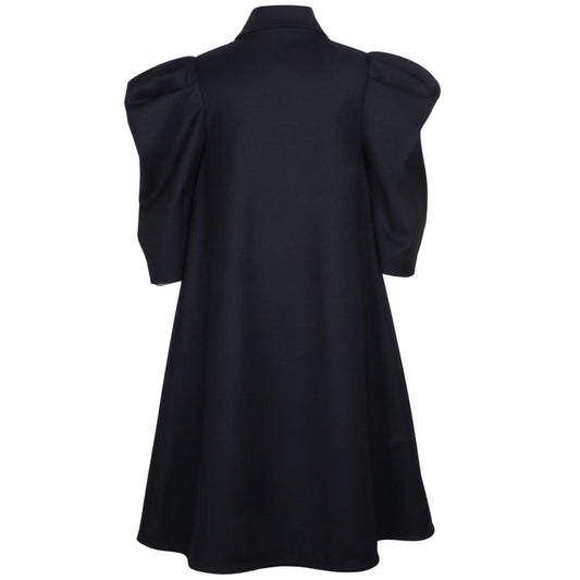 Wavy Dress - Navy
