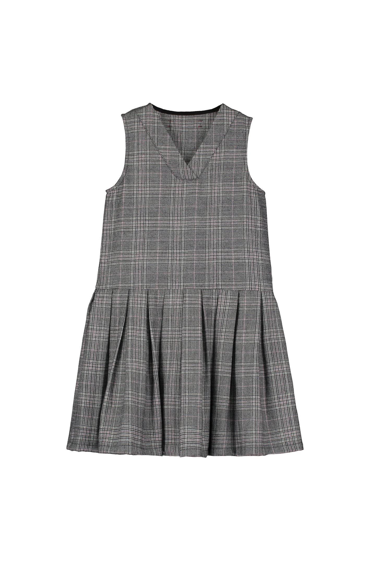 Harpa Pleated Dress Plaid
