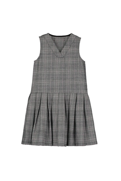 Harpa Pleated Dress Plaid