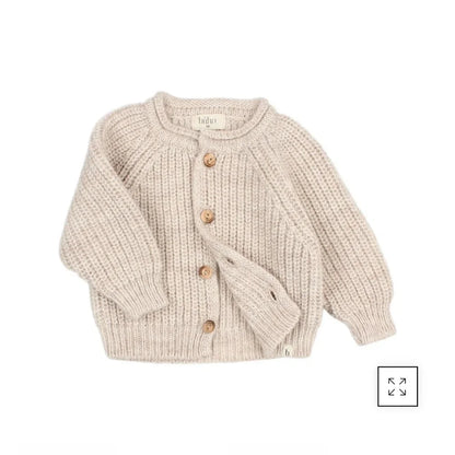 Baby Soft Knit Cardigan - Natural