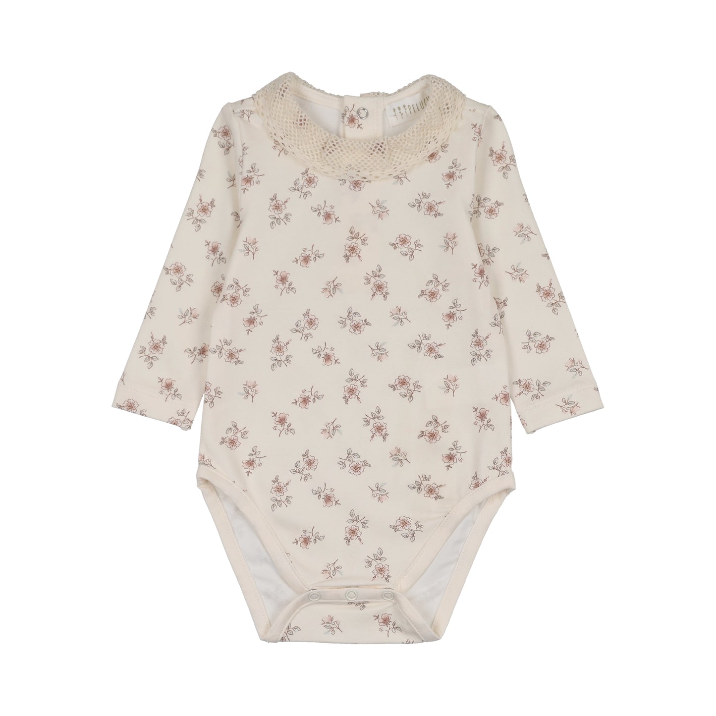 Blossom Bodysuit with Collar - Rose