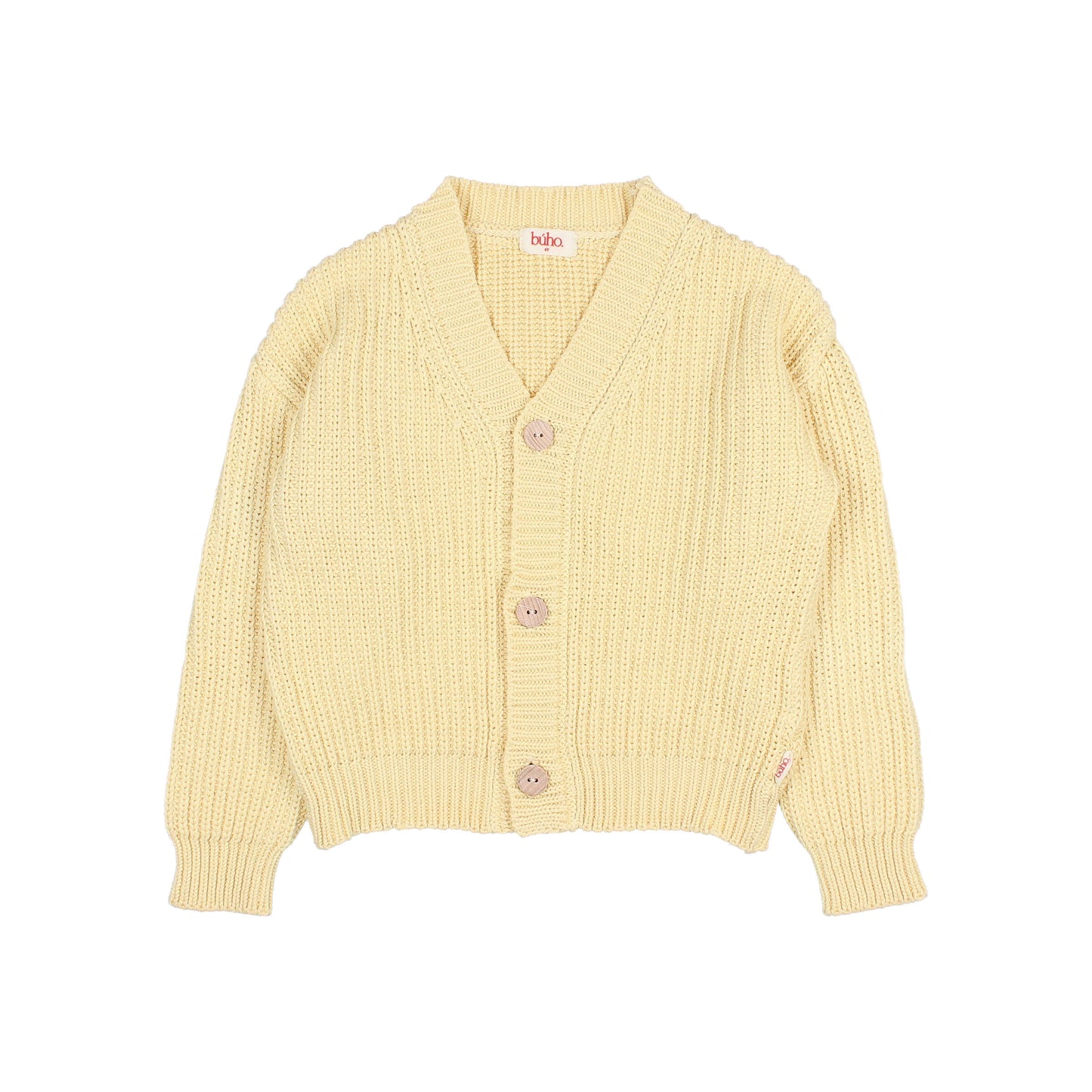 Cotton V Neck Cardigan