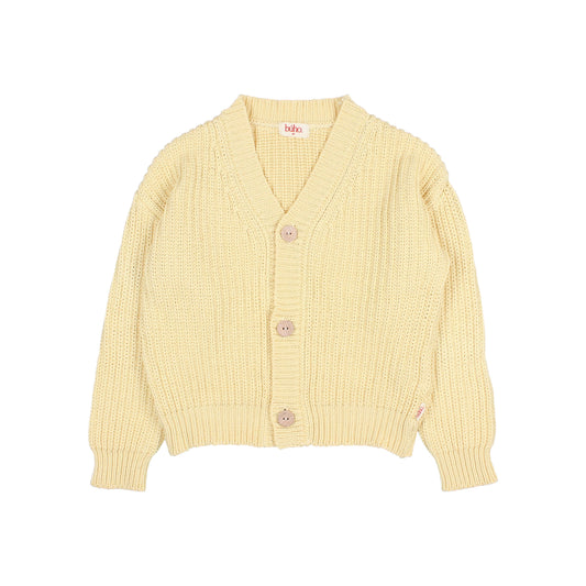 Cotton V Neck Cardigan