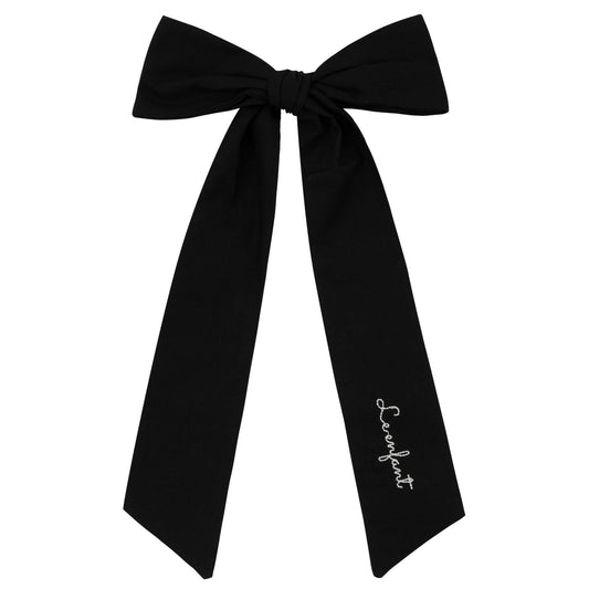Le enfant Stitched bows - Black