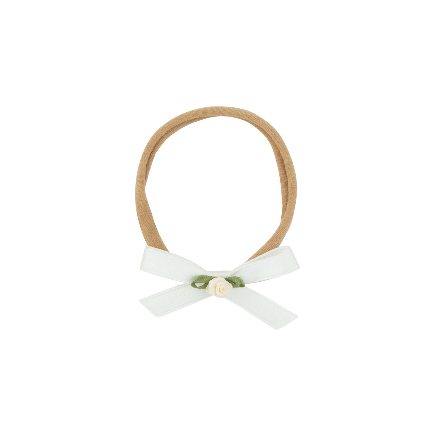 Le Enfant Rose baby bands - White