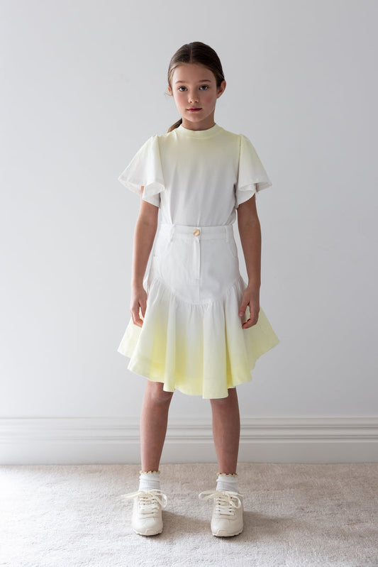 Steph Flutter Sleeve Jersey Tee