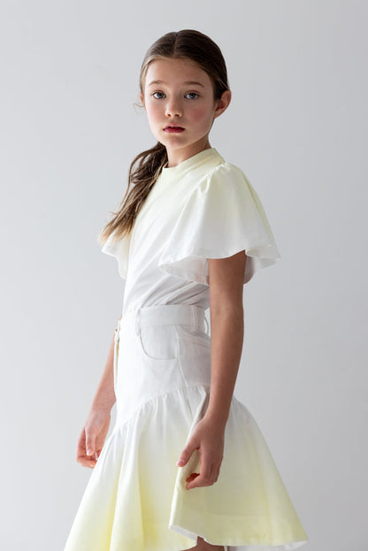 Steph Flutter Sleeve Jersey Tee