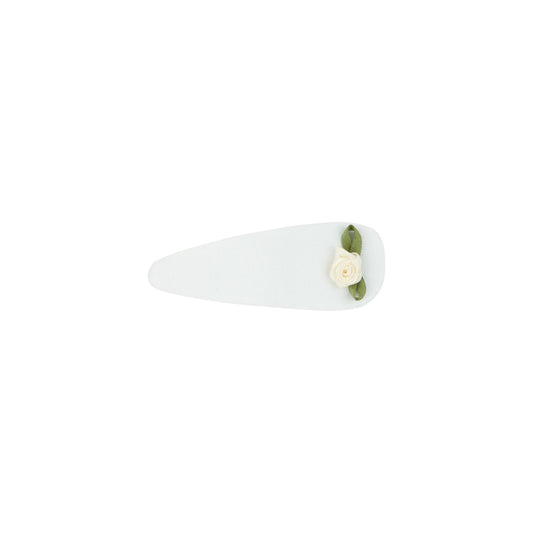 Le Enfant Rose bows mini (2pk) - White