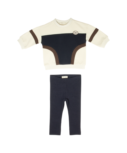 Aiden Sweat Set - Espresso