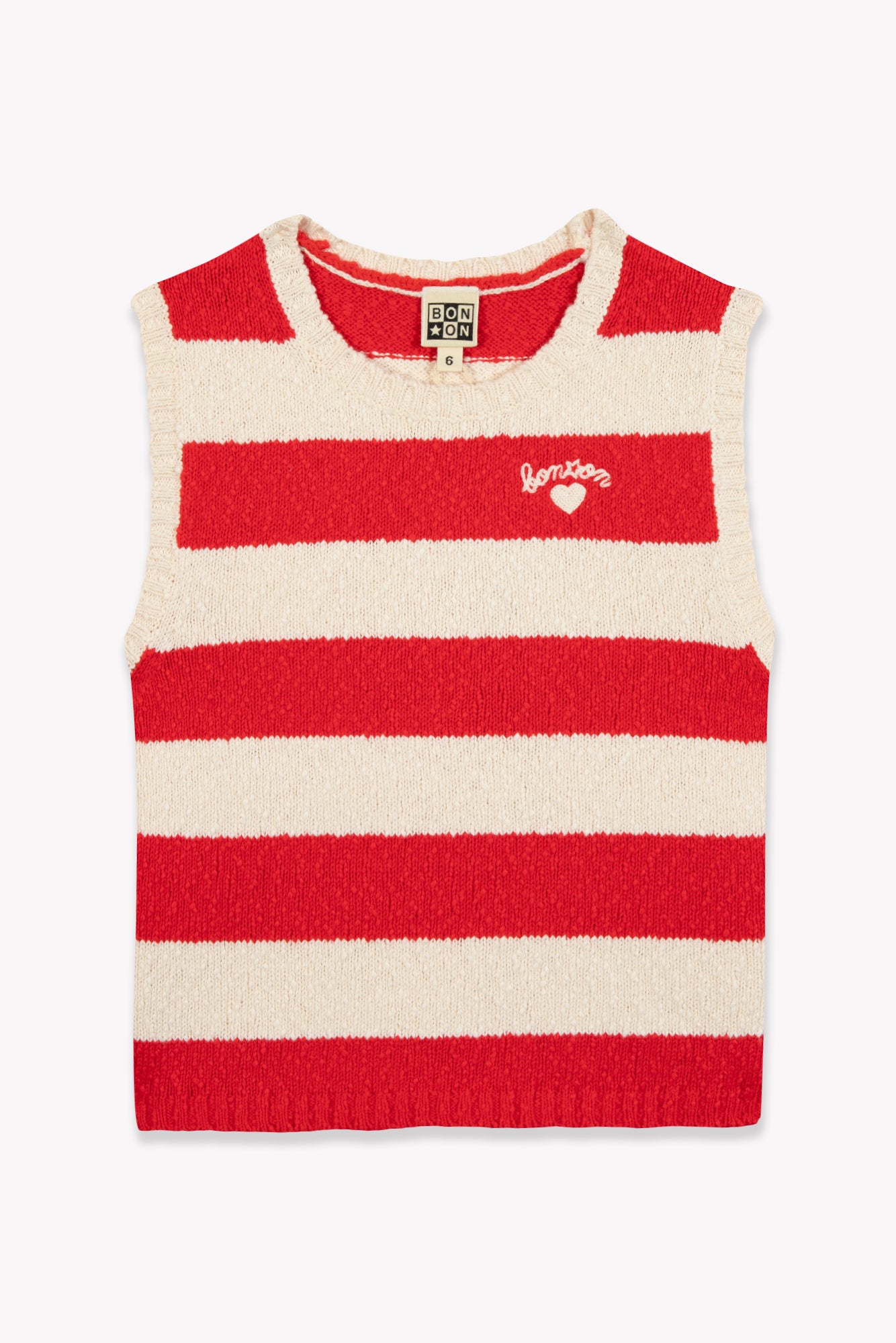Bonton Striped Vest Debardeur Next