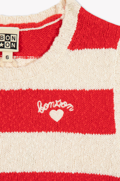 Bonton Striped Vest Debardeur Next