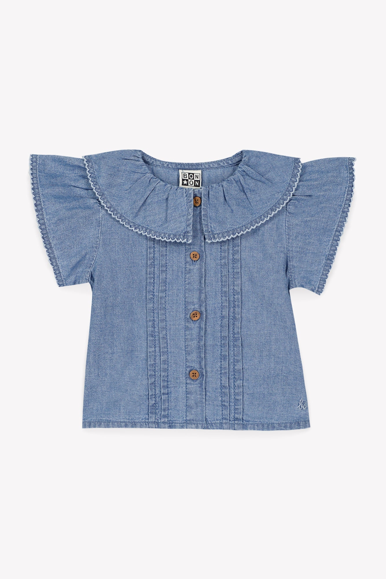 Bonton Ruffle Collar Blouse Chemise Nancy BB