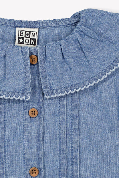 Bonton Ruffle Collar Blouse Chemise Nancy BB