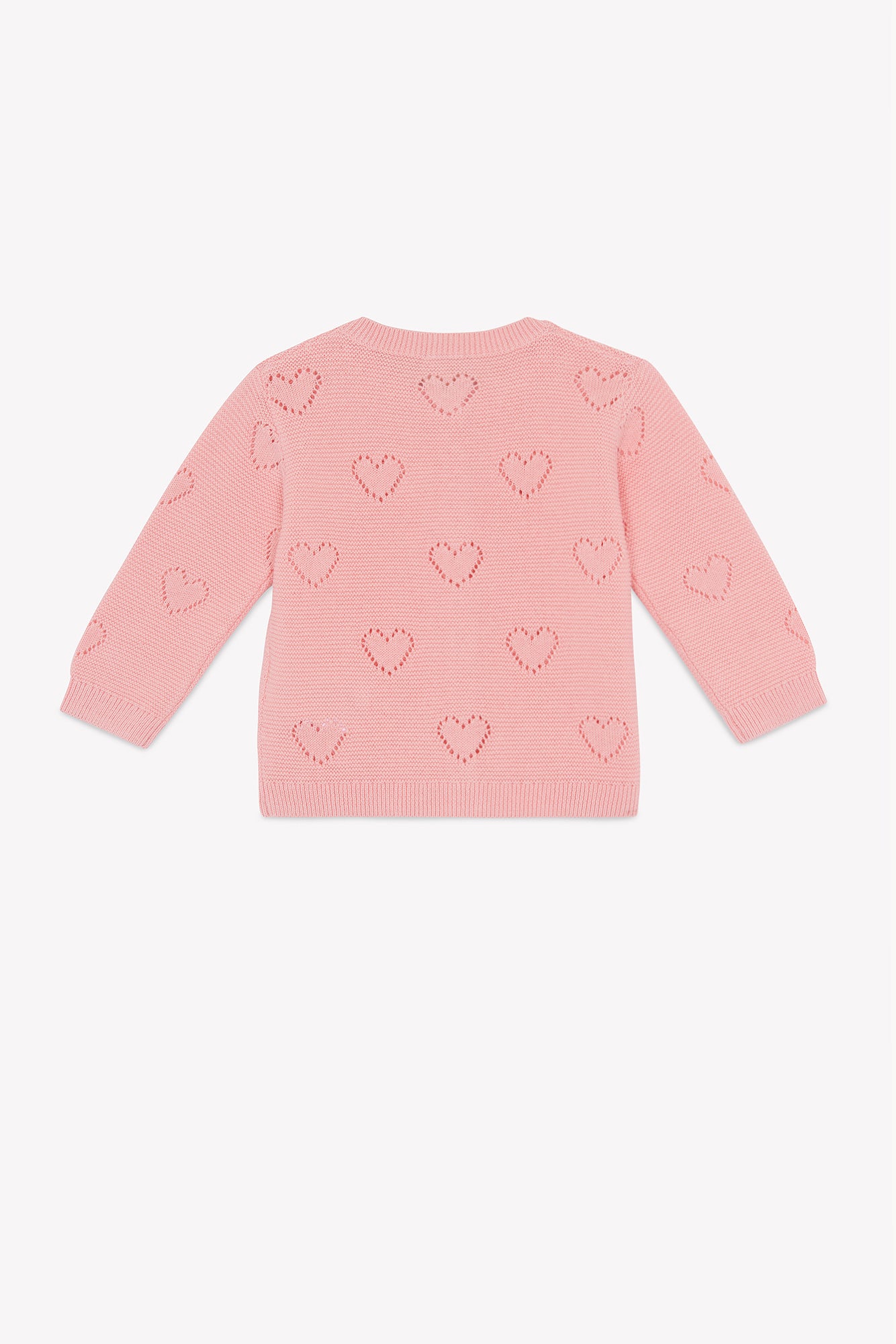 Bonton Pointelle Cardi Lilet Coe