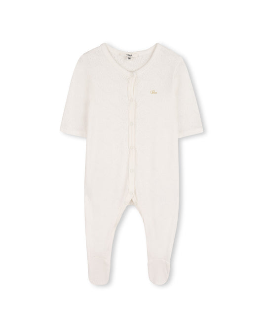 Chloe Footie & Hat Set C20927