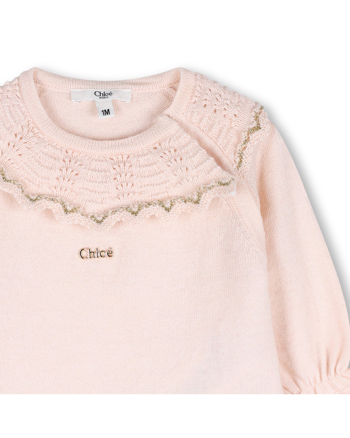 Chloe Ruffle Collar Top & Bloomer Set C20931