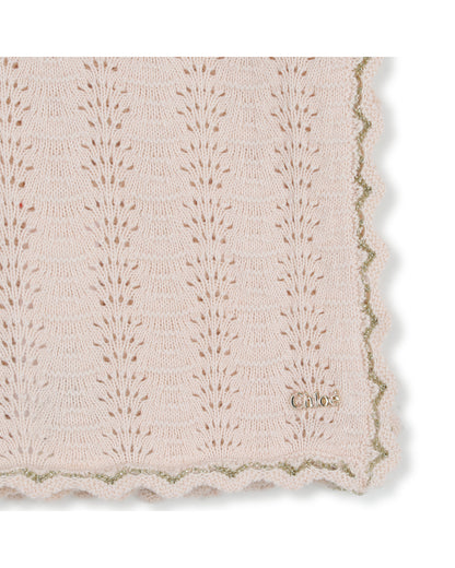 Chloe Scalloped edge Blanket C20940