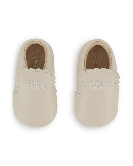 Chloe Scalloped Leather Bootie C20944