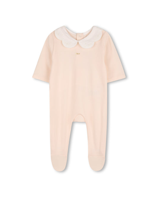 Chloe Collar Footie & Bib Set C21231