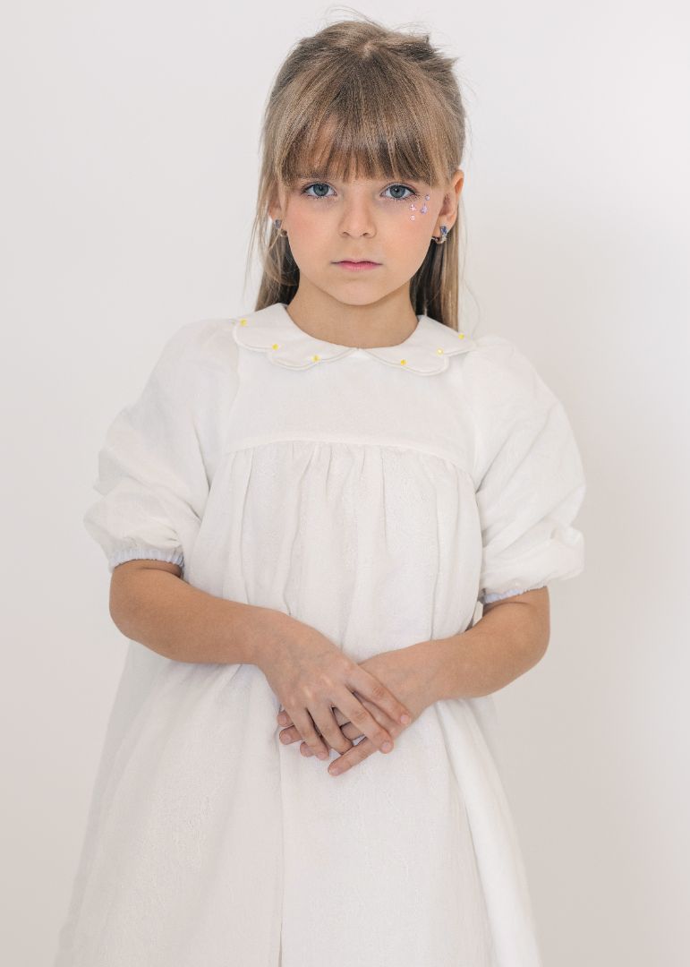 Little Tempest Jacquard Scallop Maxi