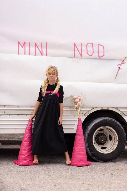 Nod Long Pinafore dress