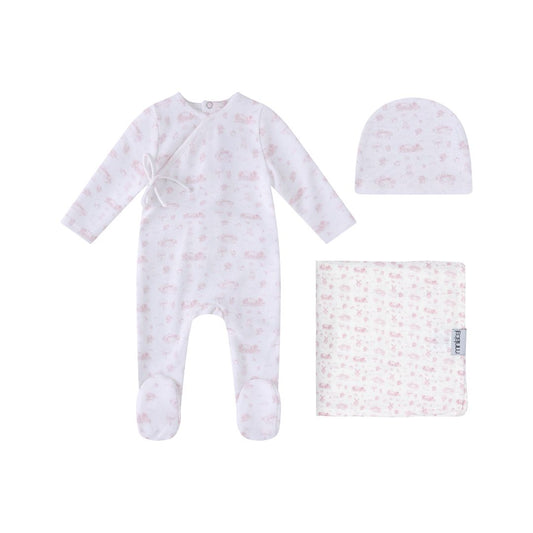 Mini Label Toile Garden Print Set
