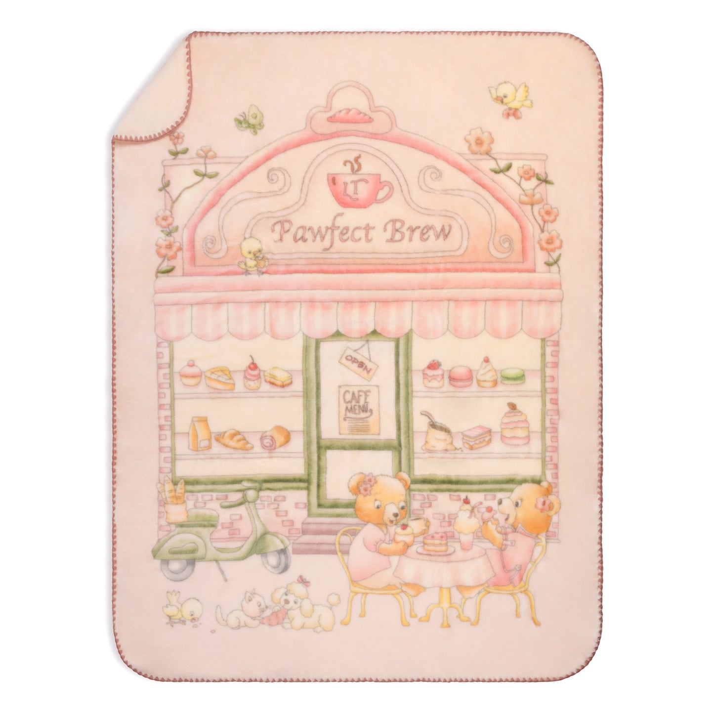 Lil Teddy Pawfect Brew Blanket