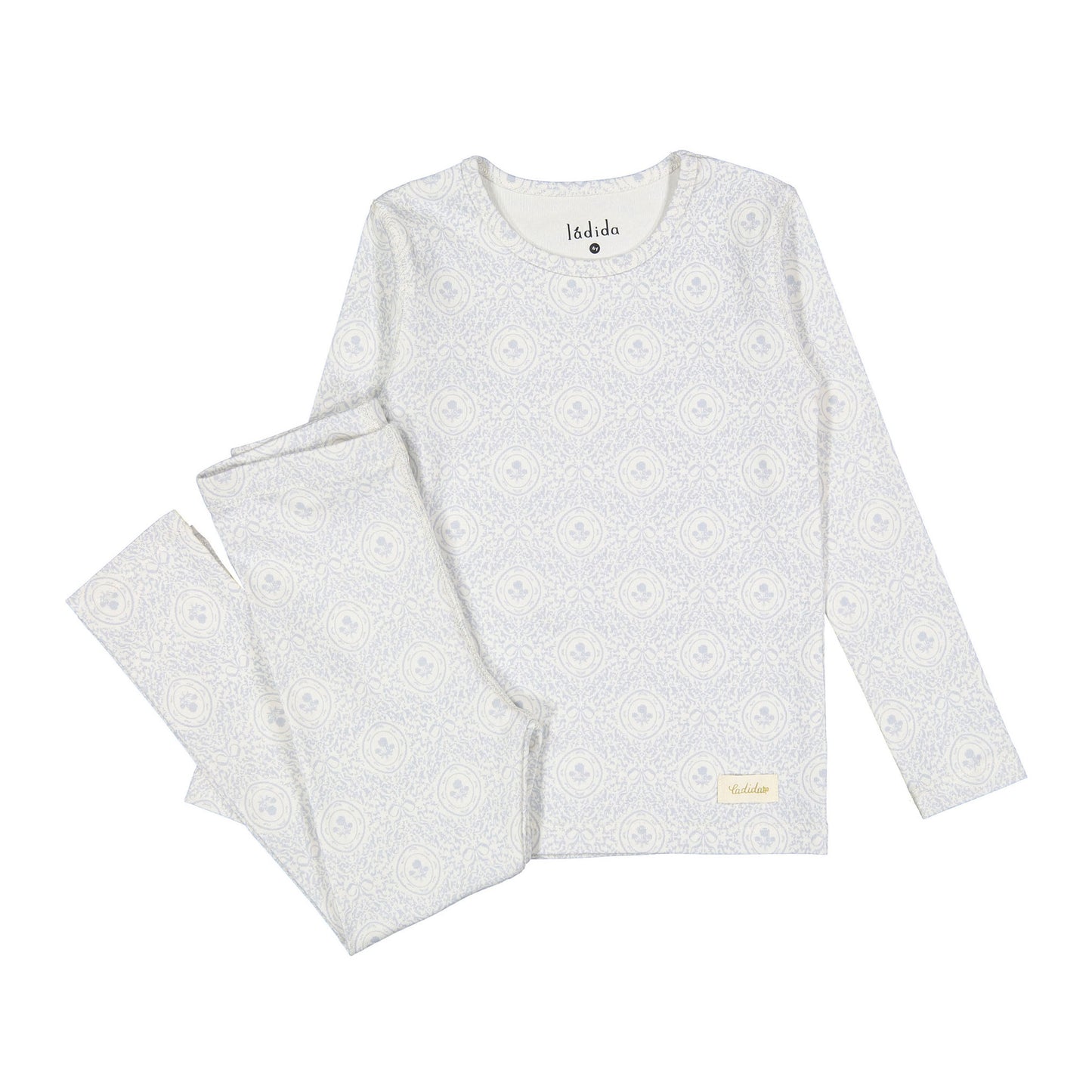 Ladida damask printed pajama set