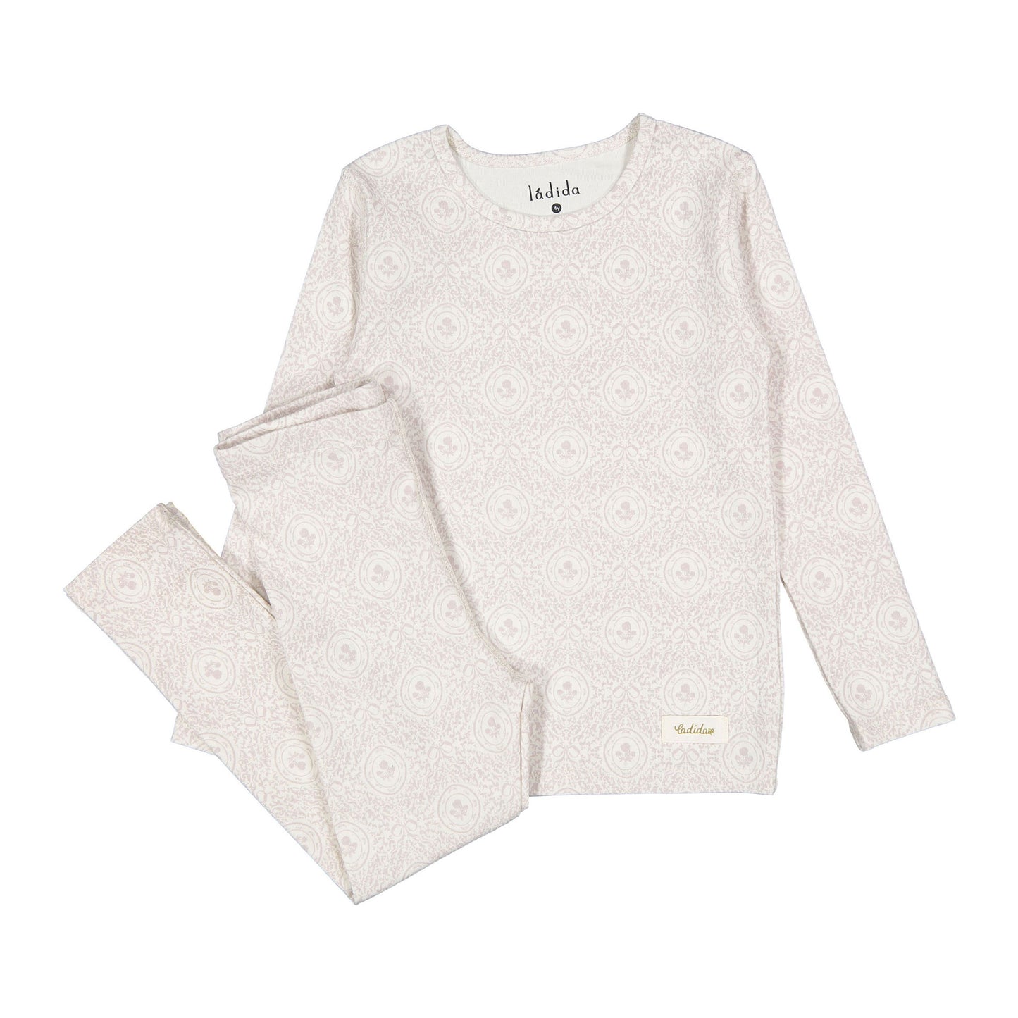 Ladida damask printed pajama set