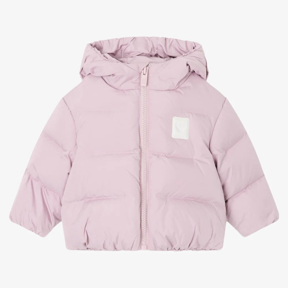 Baby Patch Logo Puffer Jacket EB001523 - Mauve