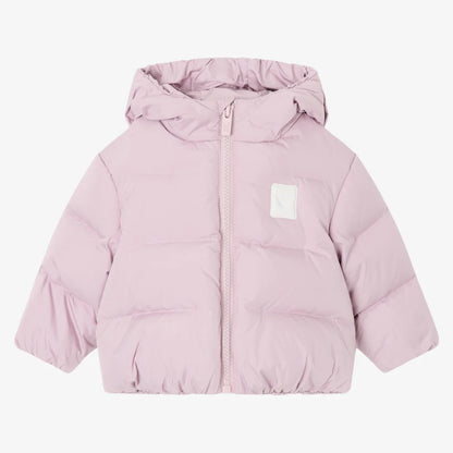Baby Patch Logo Puffer Jacket EB001523 - Mauve