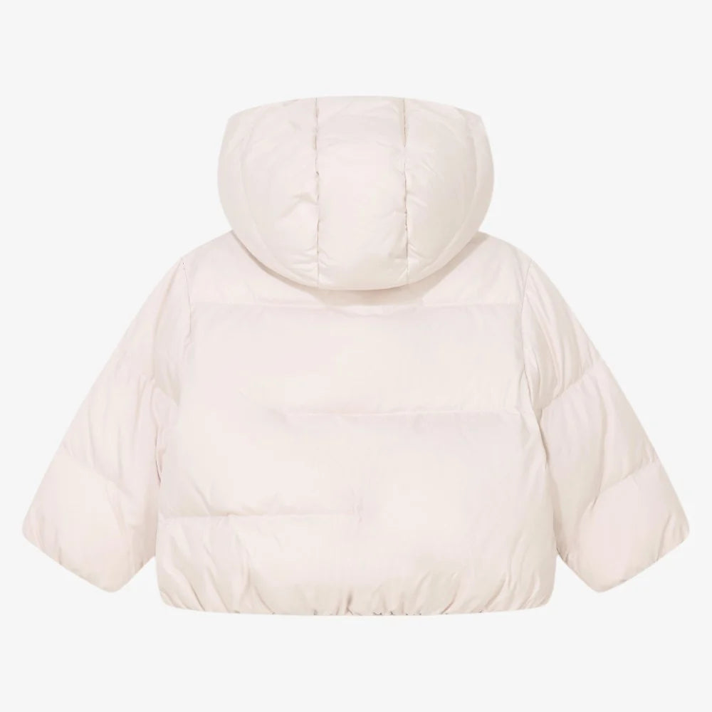 Baby Patch Logo Puffer Jacket EB001523 - Sand