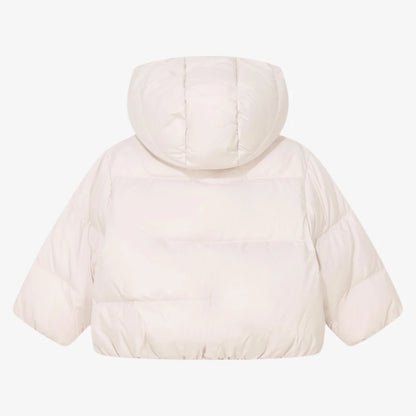 Baby Patch Logo Puffer Jacket EB001523 - Sand
